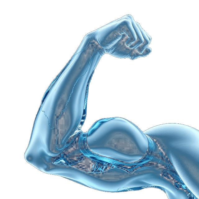 bicep made of water